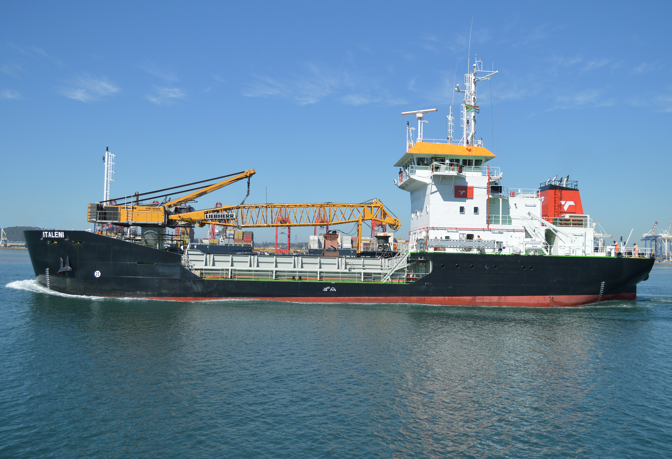 Grab hopper dredger